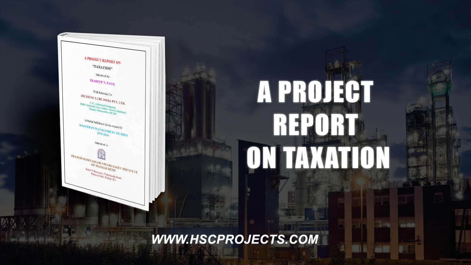 research project topics for taxation