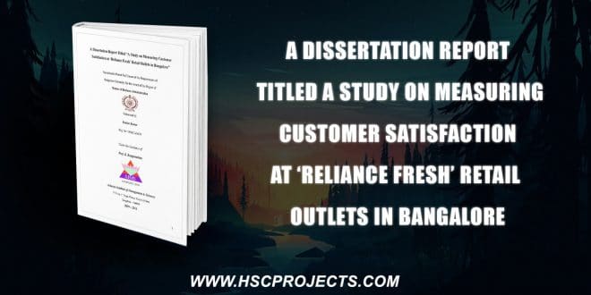 Customer satisfaction dissertation