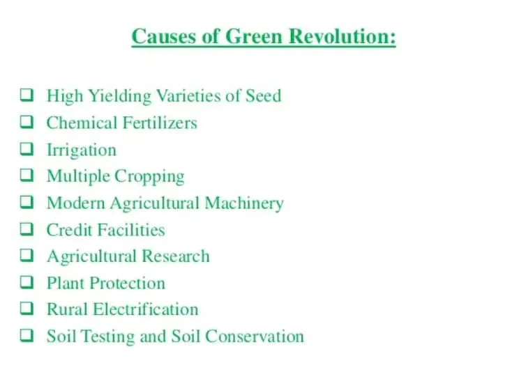 case study on green revolution class 12