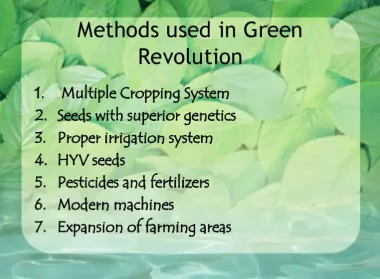 case study on green revolution class 12