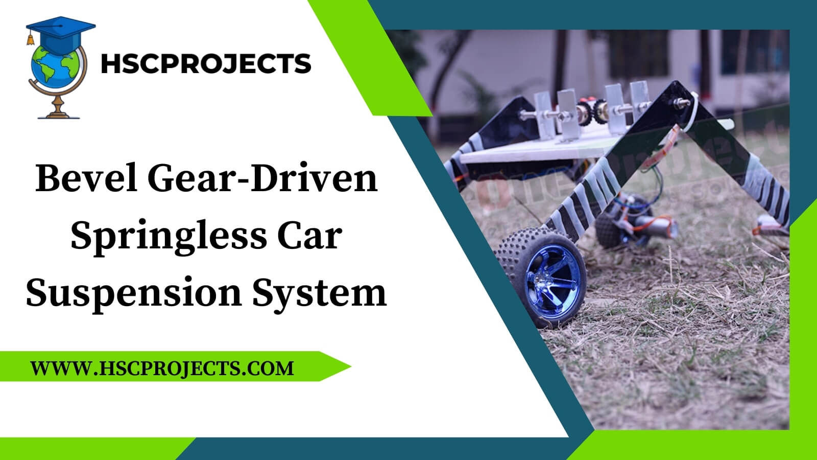 Bevel Gear Driven Springless Car Suspension System