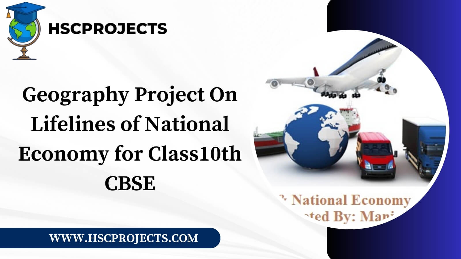 Geography Project On Lifelines of National Economy for Class 10th CBSE